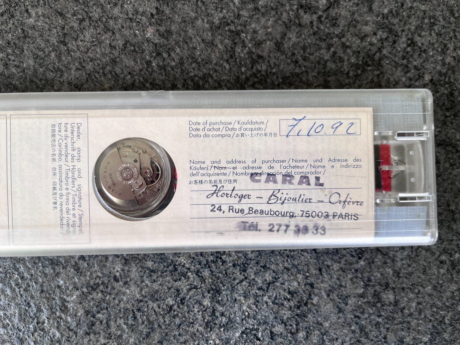 Swatch Uhren: Swatch Automatic (SAK101) red – Gebraucht aus Allschwil von Zermatt 5