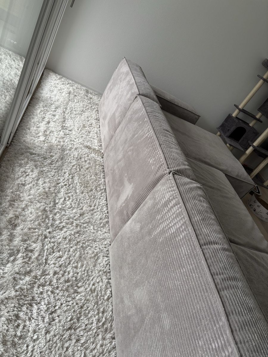 Divani: Ecksofa XL Cord 370x170cm grau – Usato da Lömmenschwil venduto da tmr_xx 2