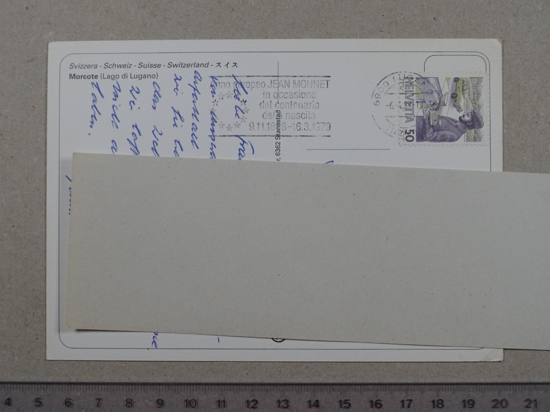 Cartes postales: Morcote, 1988 – D'occasion à Lenzburg par fh1 1