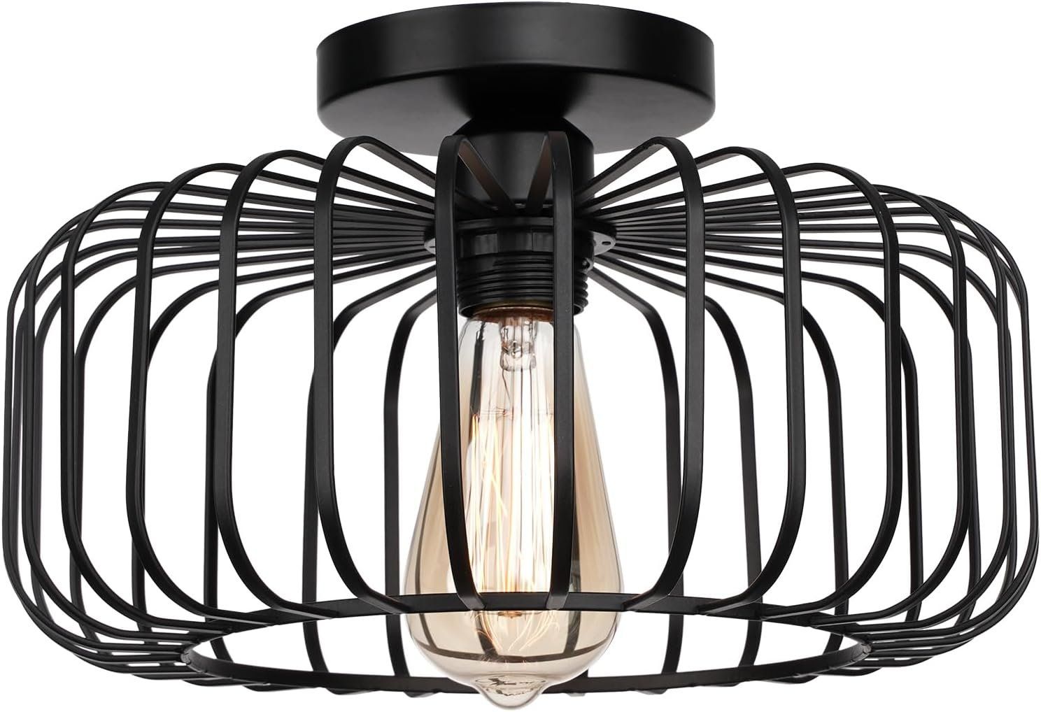 Kronleuchter & Deckenlampen: Deckenleuchte Deckenlampe Schwarz Modern aus Metall – Neu und originalverpackt aus Wittenbach von VELARO 3