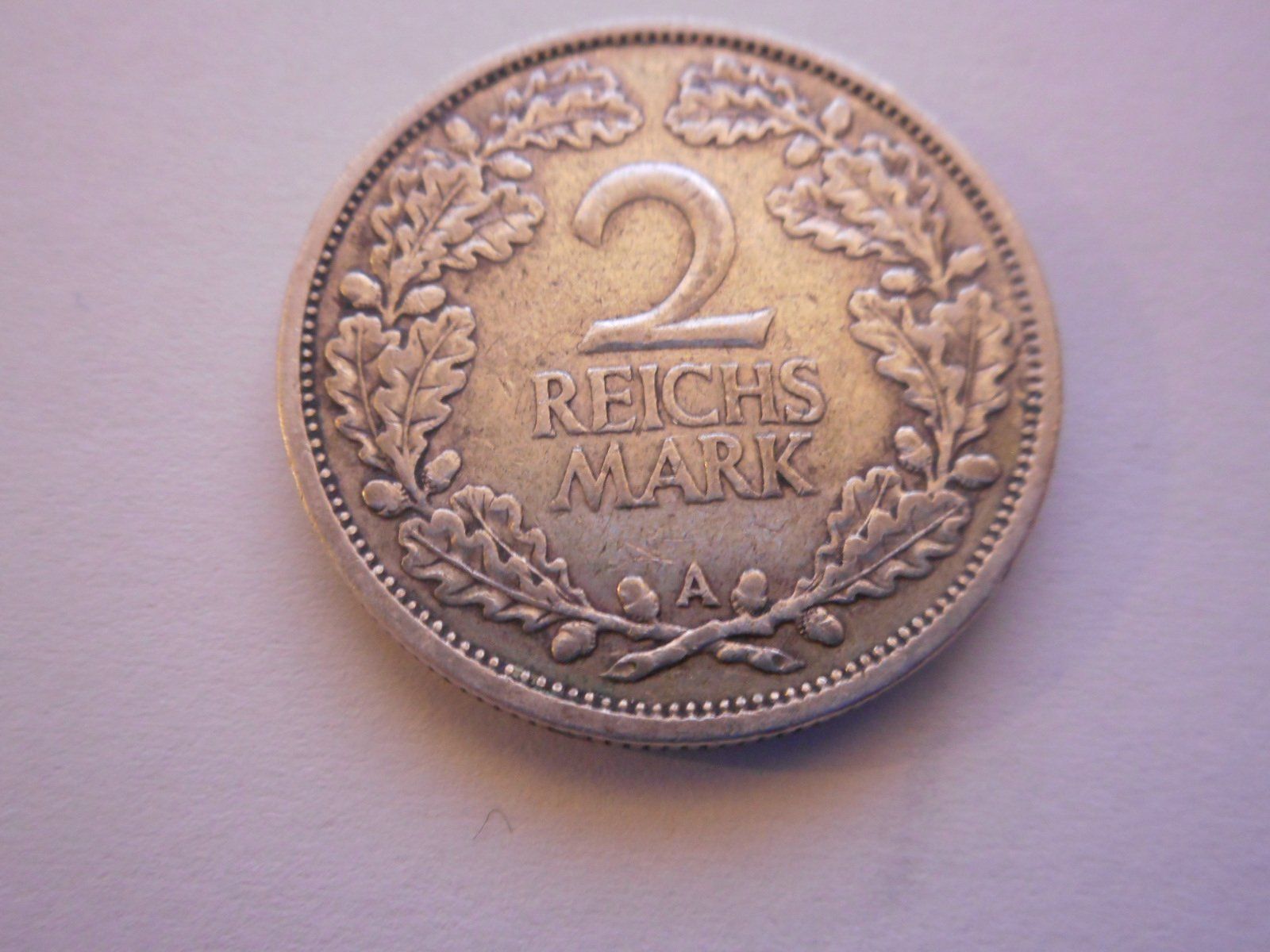 Alle Münzen: 1927  2 Reichsmark silber  10 gr – Gebraucht aus Kriegstetten von pizlad2010 3