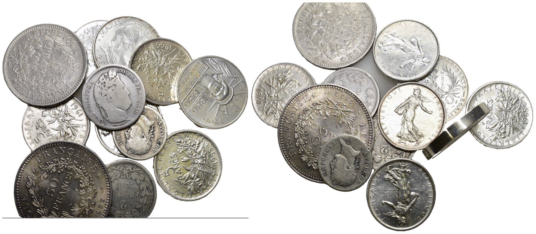 Tutti le monete: Frankreich Lot Silber – Usato da Bern venduto da numismatictops