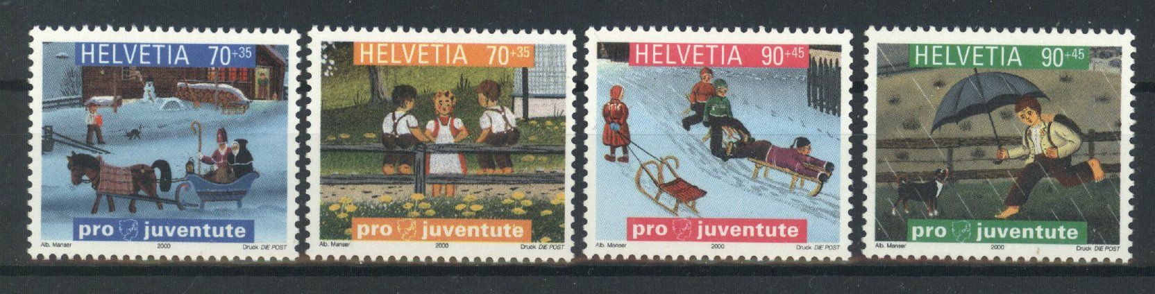 Tutti i francobolli: 2000, Pro Juventute ** – Usato da Willisau venduto da Vollstempel