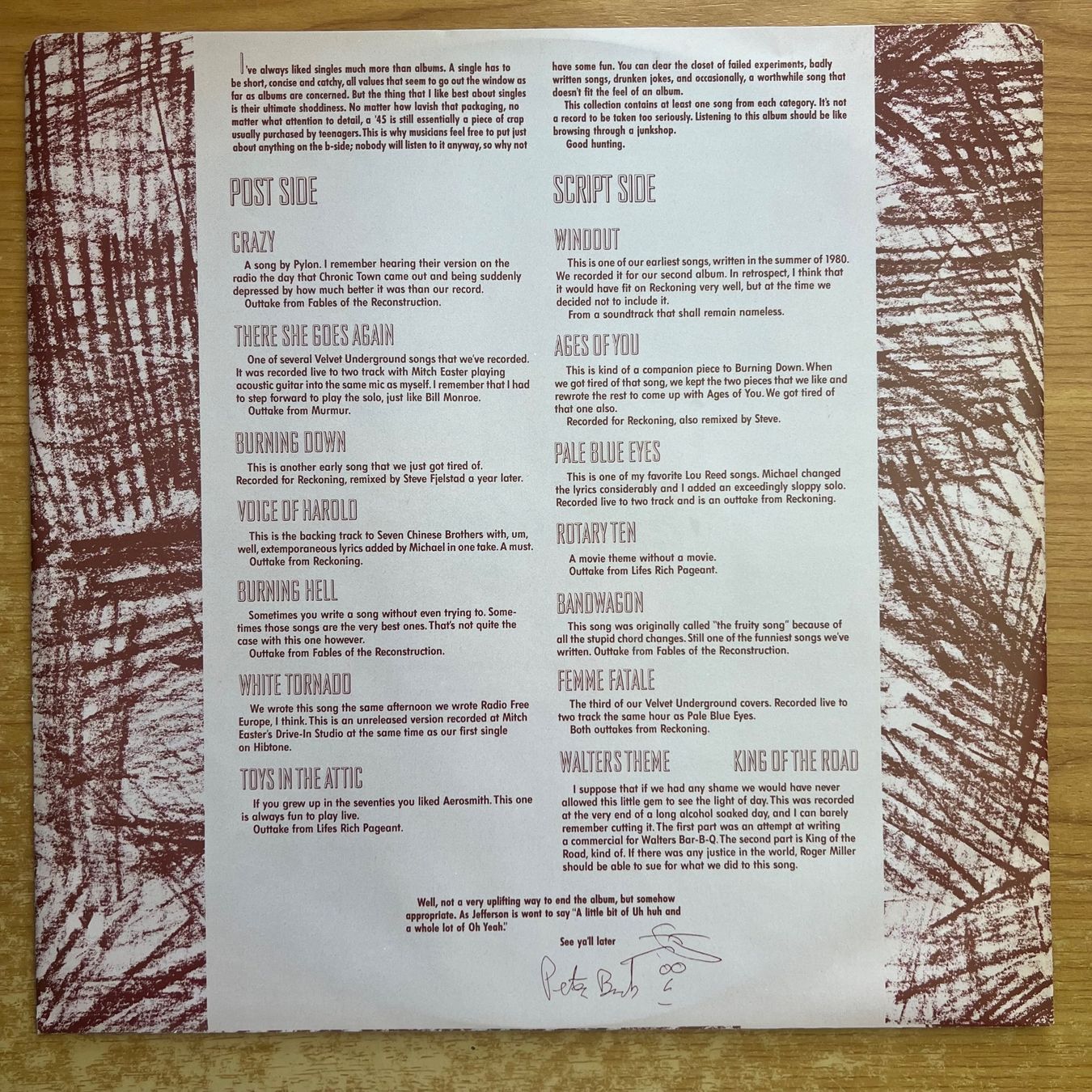 Schallplatten: R.E.M. - Dead Letter Office / 1. Kanada-Press. 1987 – Gebraucht aus Gais von soundcave57 2