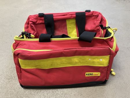 AeroCase Red Medical Bag - Spacious & Reliable - Used