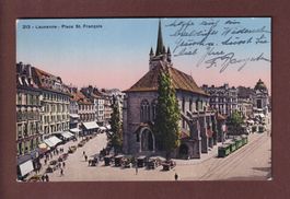 LAUSANNE - Place St. François - 1948