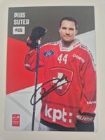 Autogrammkarte Pius Suter Originalunterschrift