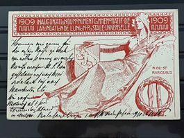 Postkarte, Carte postale UPU 1909, St. Gallen