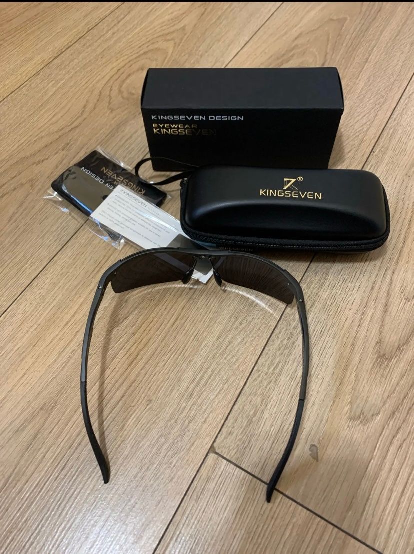Occhiali & Lenti: Herren Sonnenbrille Kingseven Black – Nuovo e nell'imballaggio originale da Suhr venduto da sjay.Cv 7