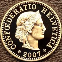 5 Rappen 2007 pp aus Münzsatz
