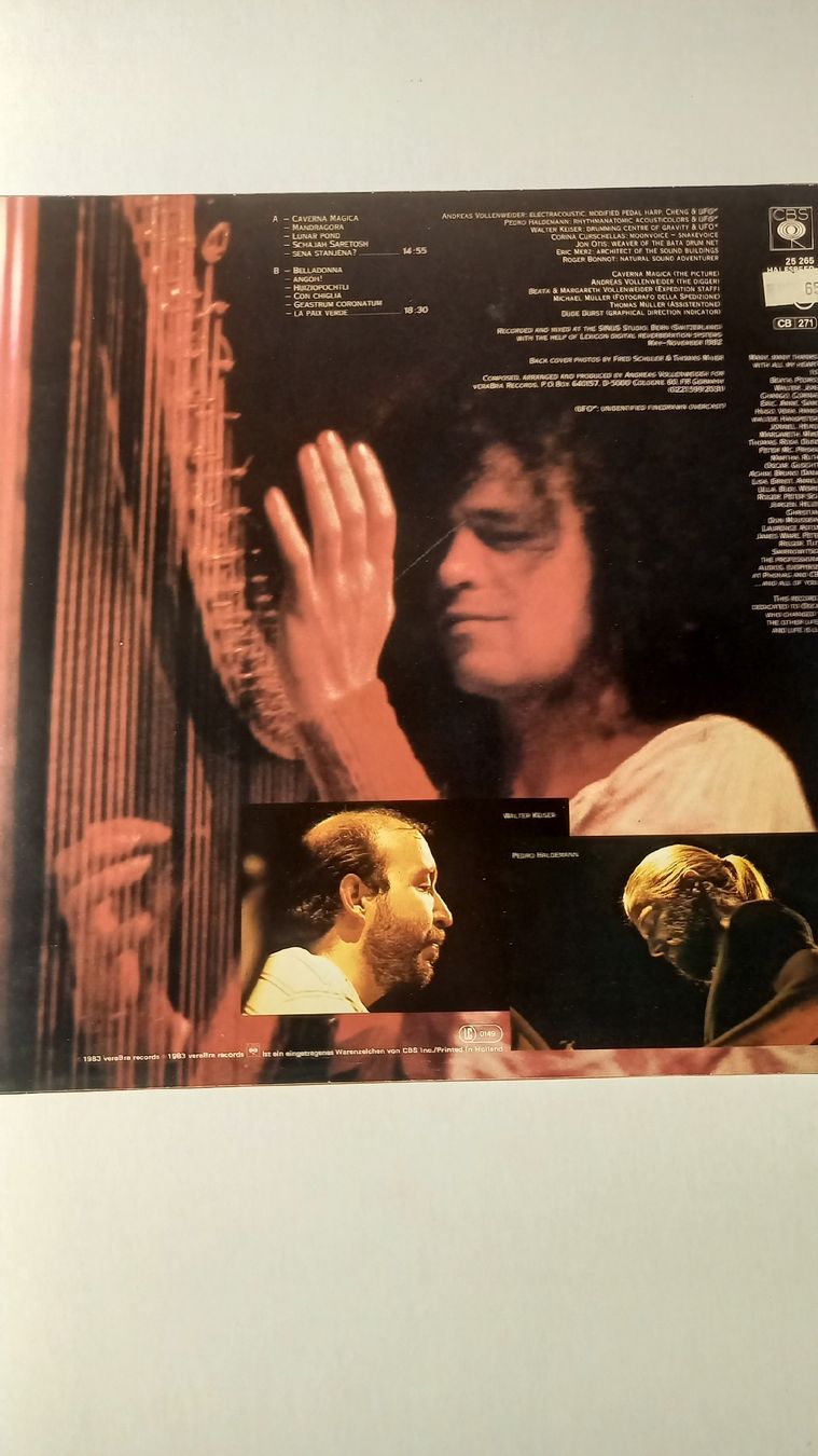 Dischi in vinile: Andreas Vollenweider - Caverna Magica LP – Usato da St. Gallen venduto da Bir_Rer 1