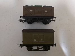Tri-ang 2 wagons WD dès 1.-fr