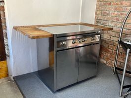 Grill de STEEL Cucina 100% inox d'occasion, peu utilisé