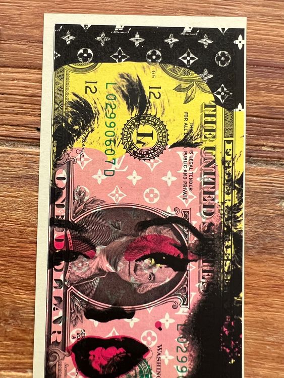 Death NYC -- Louis Vuitton Dollar Bill