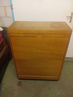 Rollladenschrank / Büroschrank, Holz, vintage Look. 46