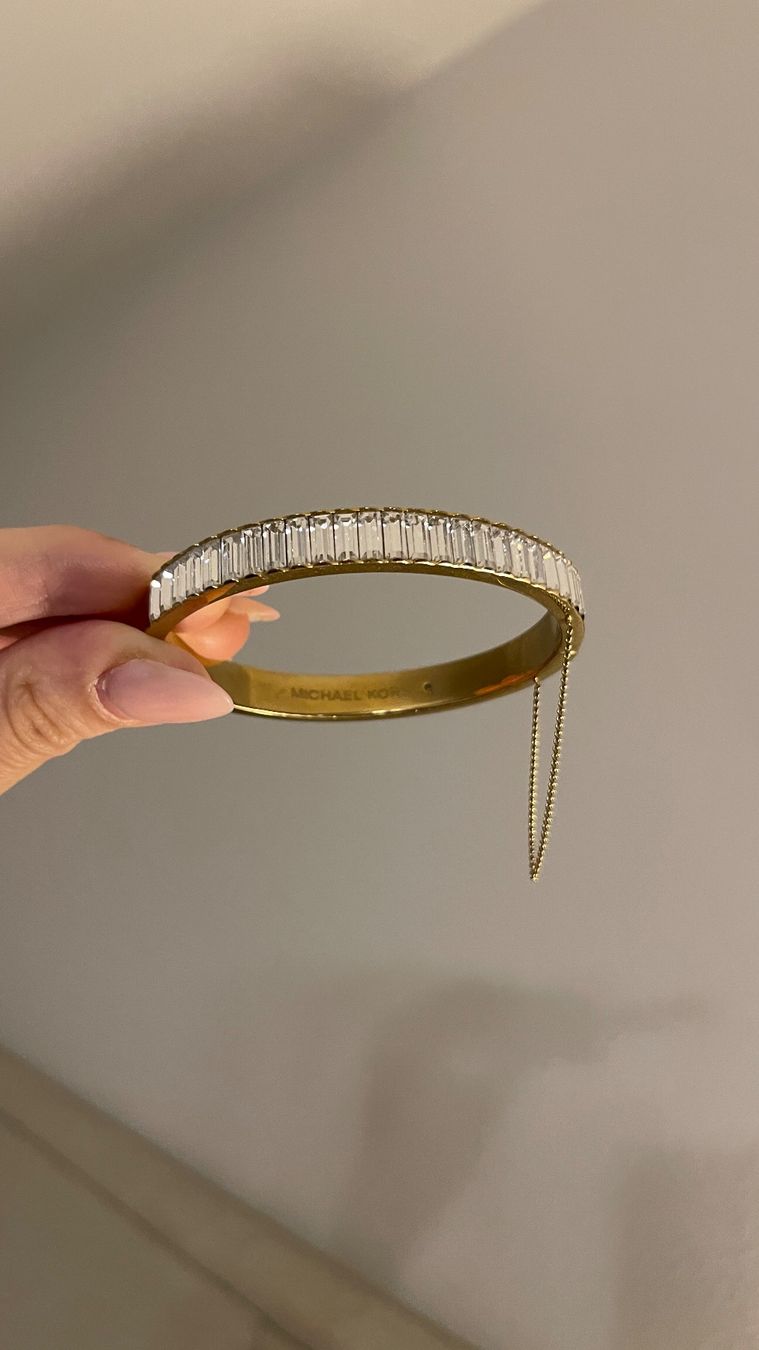 Michael Kors Bracciali & Braccialetti: Michael Kors Armband Cuff mit Kristallen – Nuovo (secondo la descrizione) da Lausen venduto da sim_hgp6