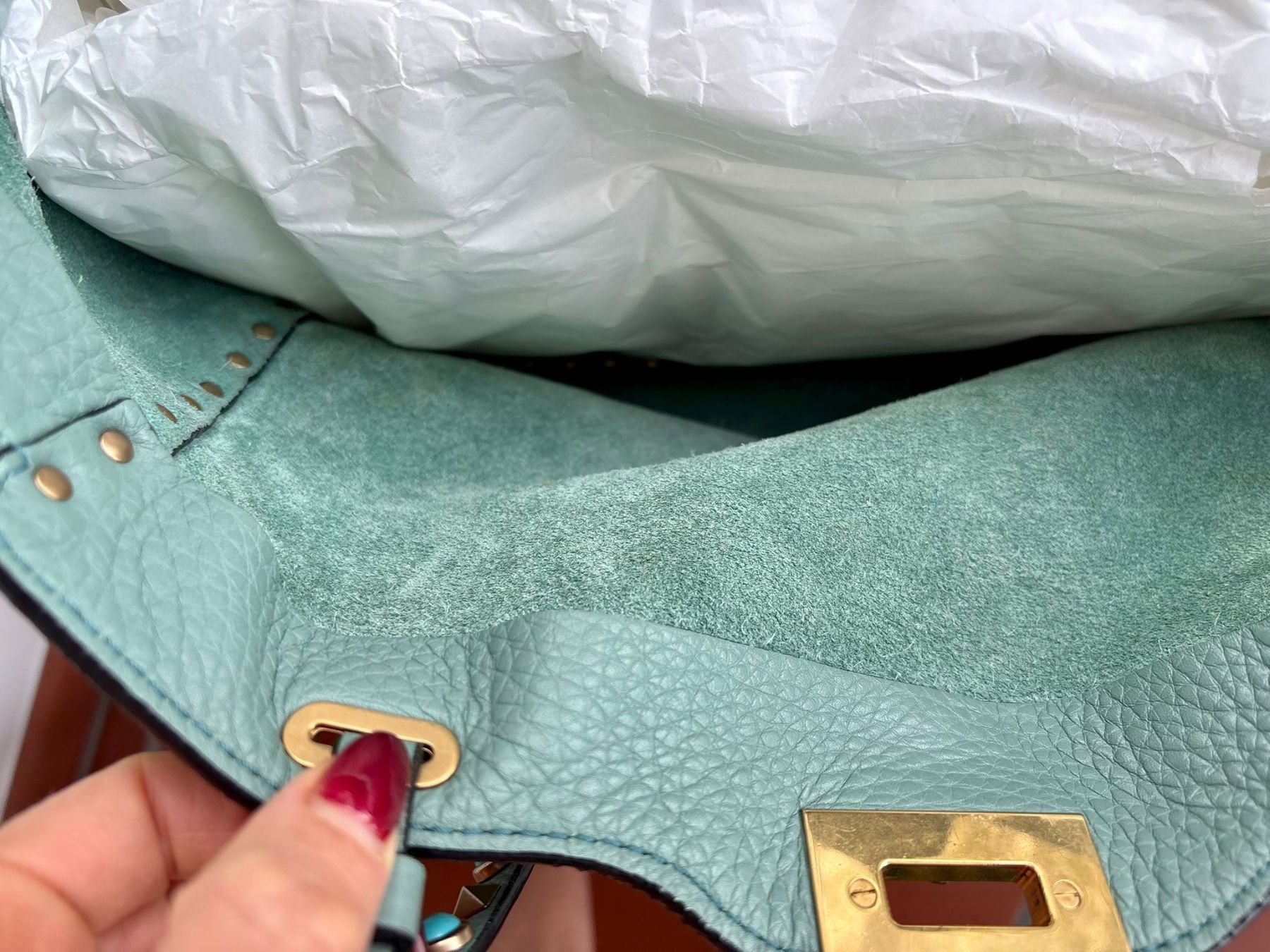 Valentino Borse da donna: Borsa Valentino blu-turchese – Usato da Rancate venduto da FiorAngela011 7