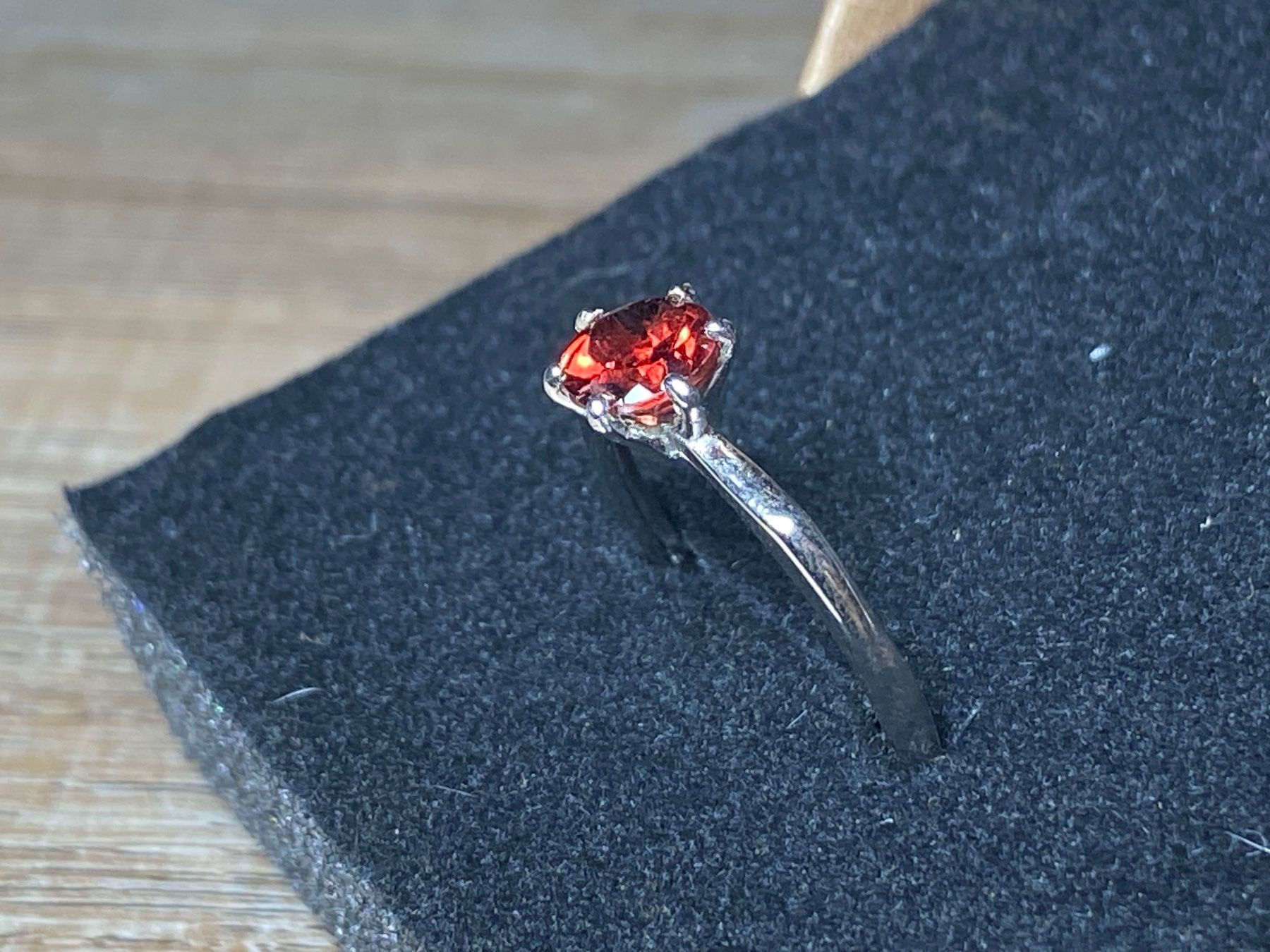 Ringe: Granat Ring Silber 925 vergoldet 💎✨ – Neu und originalverpackt aus Laax GR von Kiki-Kingdom2 4