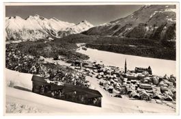 St. Moritz mit Standseilbahn Chantarella
