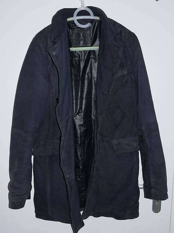 Jacken: Wildlederjacke, Grösse S, Schwarz – Gebraucht aus Niederwangen BE von Benny.7 2