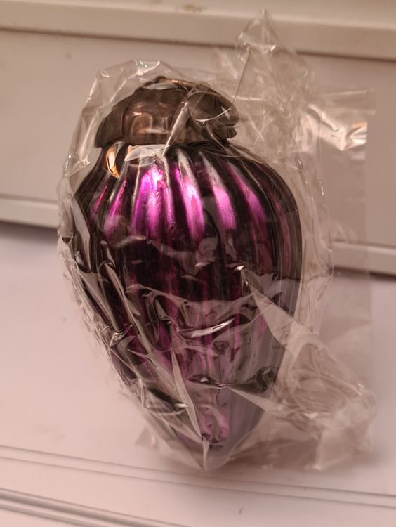 8 Weihnachtskugeln Tropfenform lila (klein) Kaufen auf Ricardo