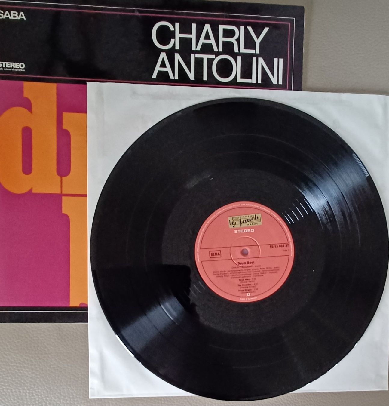 Dischi in vinile: CHARLY ANTOLINI - drum beat 1966 Soul/ Jazz – Usato da Hägendorf venduto da Plattenhardt 3