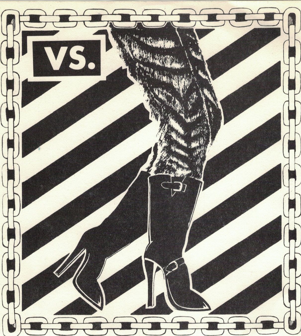Schallplatten: VS. - Magnetic Heart / Leather Complex  7" RARE – Gebraucht aus Lugano von mdal