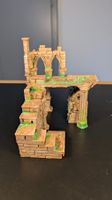 Terreno rovine wargaming Warhammer D&D dipinto a mano