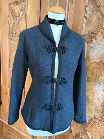 VINTAGE BRENDA ASHE Schurwolle Jacke Gr 36DE Zustand wie Neu