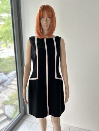 Ralph Lauren Dress Black Size 10 Sleeveless Trim
