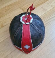 Mutz Jodler Kappe Leder Schweizer Kreuz