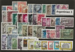 Argentinien 3, kleines Lot Argentinien meist gestempelt