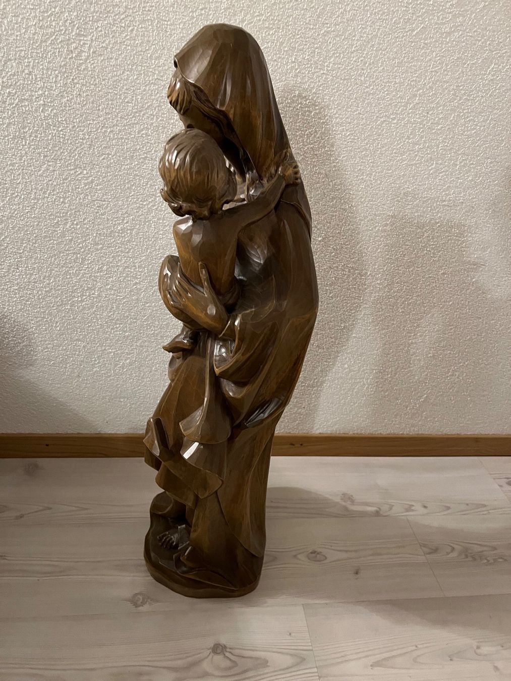 Sculture & Statue: Grosse Holz Staute Maria mit Kind – Usato da Visp venduto da pabumi 3