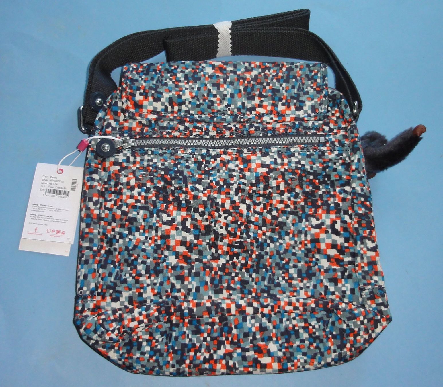 Kipling Taschen für Damen: Schöne neue Kipling Umhängetasche Netta Basic Pixel Check Pr – Neu (gemäss Beschreibung) aus Waldenburg von Rcparts 1