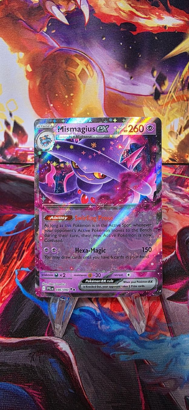 Pokémon Carte collezionabili: Mismagius ex 036/094 Phantasmal Flames PFL – Nuovo (secondo la descrizione) da Frutigen venduto da Sinnohan_Zorua
