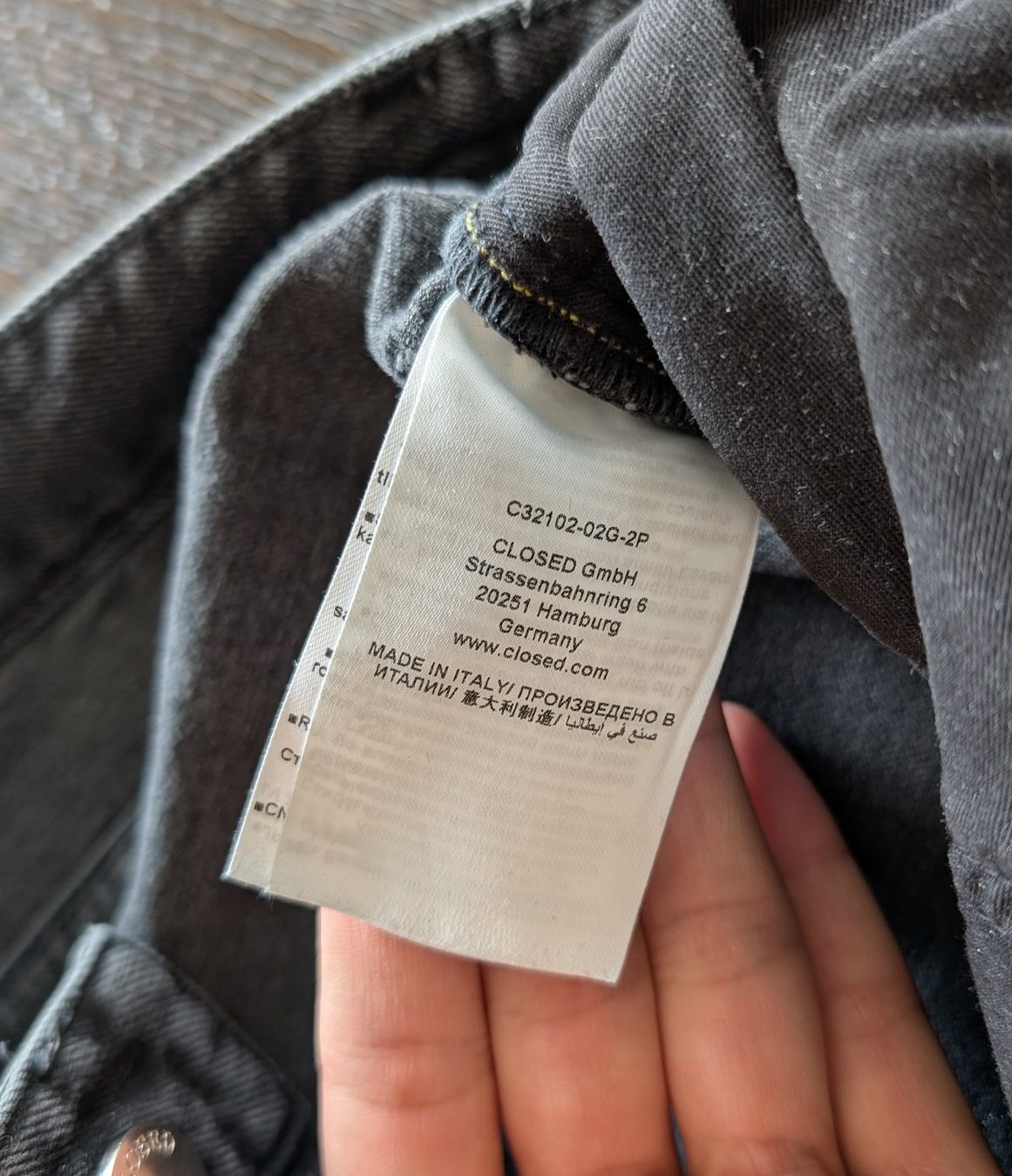 Closed Jeans: Closed Unity Slim Jeans, grau, Grösse 32 – Usato da Eschenbach LU venduto da HerbRM 6