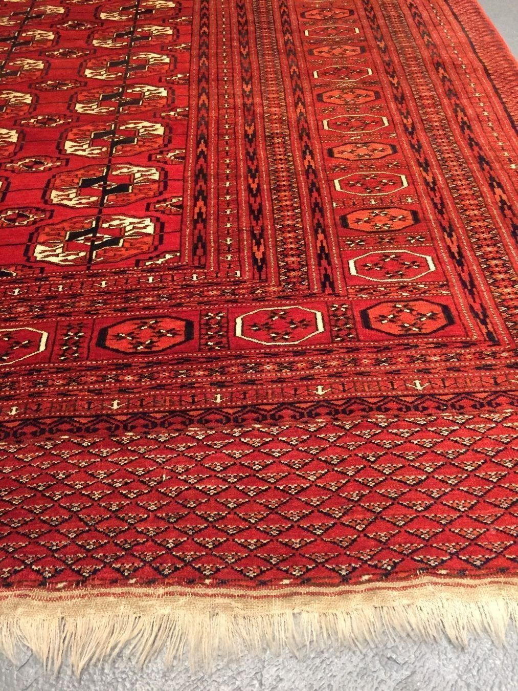Tappeti: Antik Turkmenischer   Tekke  295x239cm – Usato da Zürich venduto da Artnuvo 8
