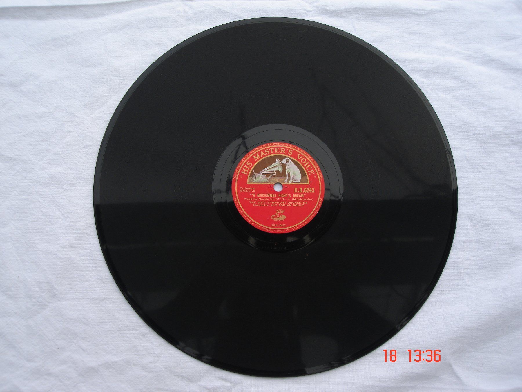 Dischi in vinile: Schellackplatten Mendelssohn. Ein Sommernachtstraum – Usato da Aeschi SO venduto da abi1951 4