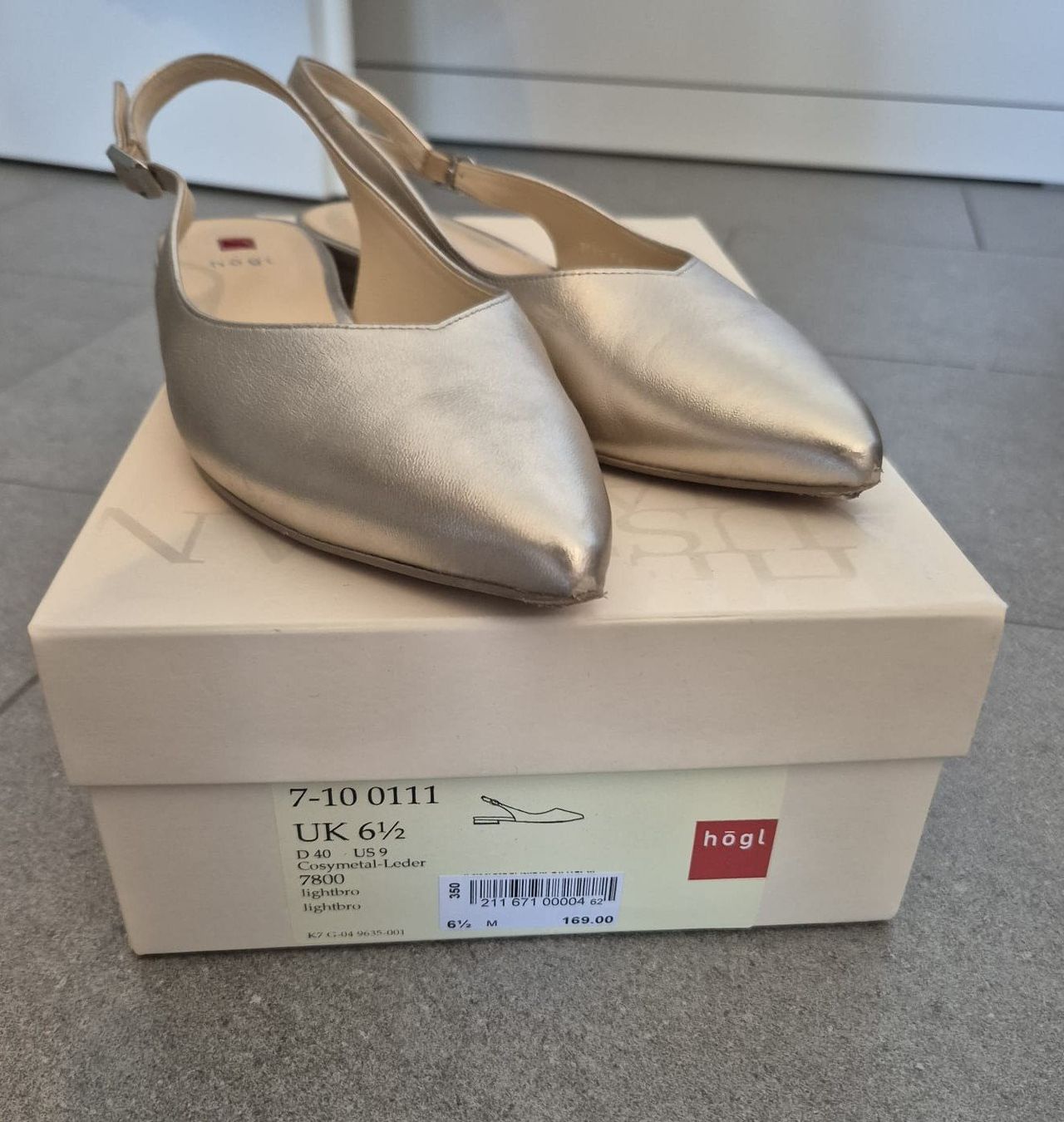 Högl Chaussures femmes: Högl - Slingballerina 40, lightbronce – D'occasion à Effretikon par Malou 1