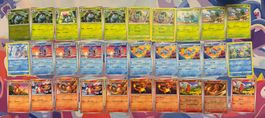 Pokémon TCG Karten Set Kanto-Glumanda, Schiggy&Bisasam🔥💧🌿