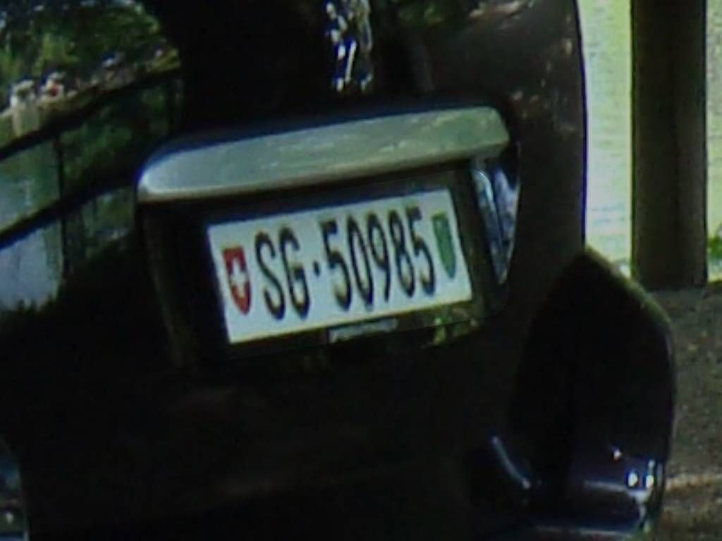 Insegne: Kontrollschild SG 50985 – Usato da Maienfeld venduto da Snidis