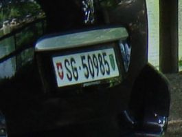 Kontrollschild SG 50985