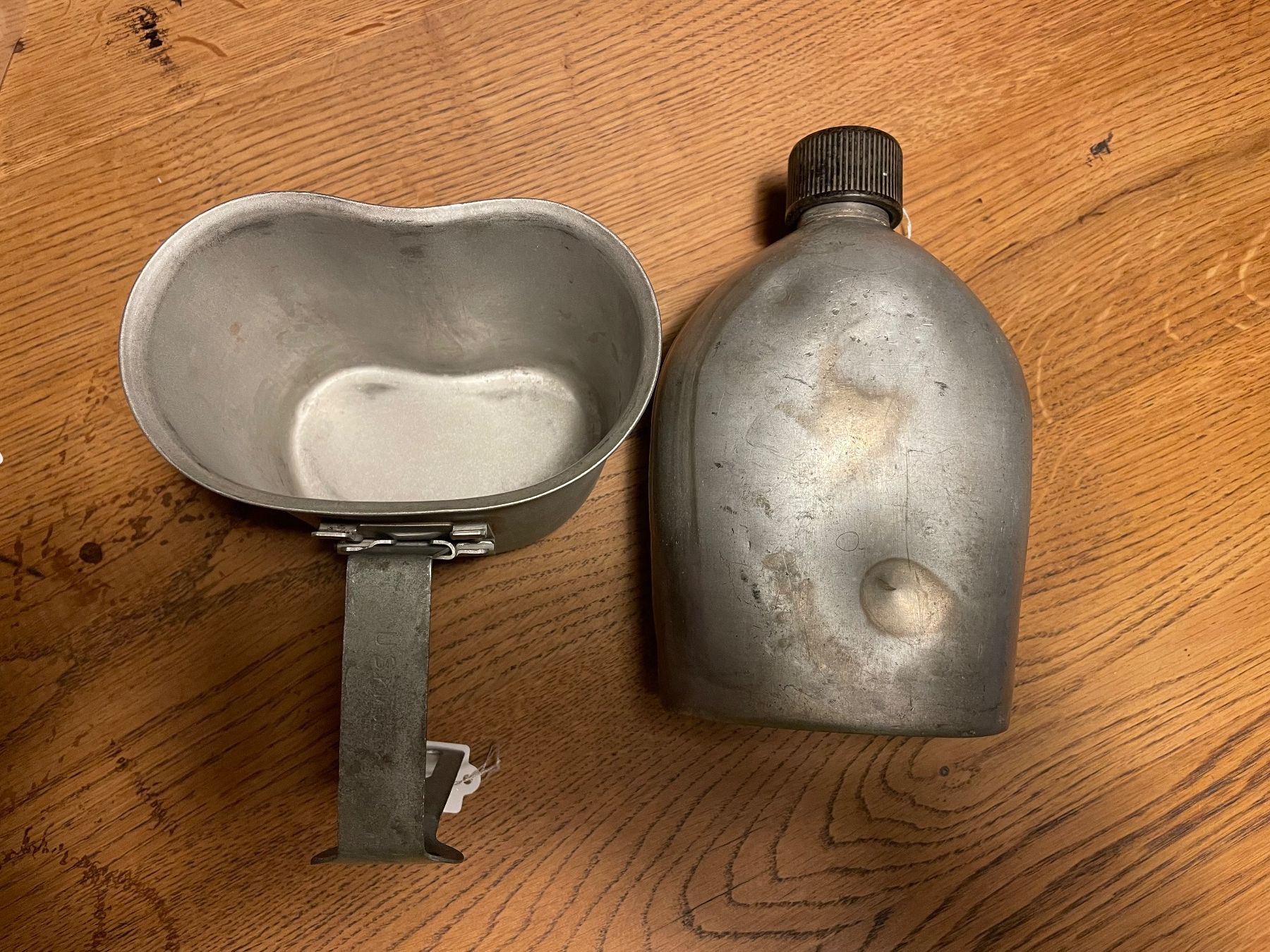 US Army Uniformi: Original us Army WW2 canteen – Usato da Oberbütschel venduto da Woodie2005 7