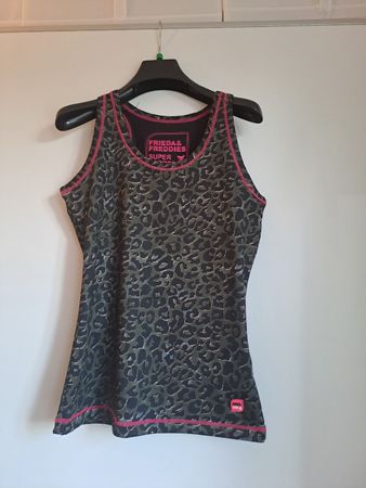 Frieda & Freddies Damen Top Leo Print Grösse 36 neuwert