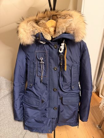 Parajumpers Padded Winter Jacket With Real Fur - XS
