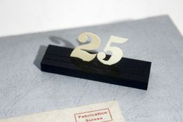 2x Vintage Bakelit - NUMMERIERUNGEN, Orna DNRA, Basel, 1940