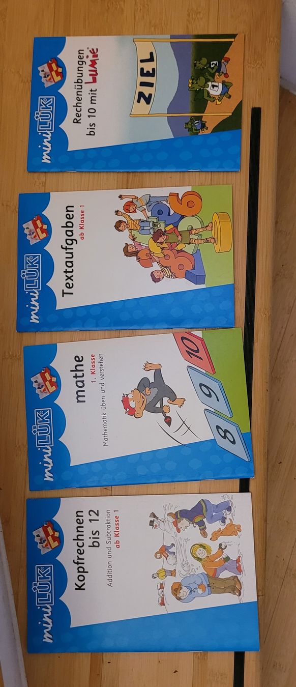 Bücher: Mini Lük und 6  Lernhefte " 1. Klasse plus Gerät – Neu (gemäss Beschreibung) aus Winkel von Tongabonga 4