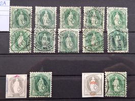 Stehende Helvetia 90A 12x