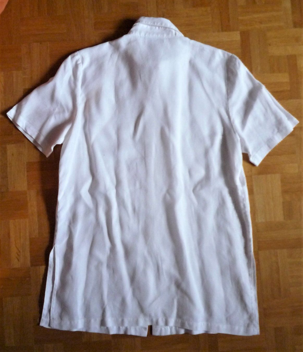 Camicette: kurz Arm Bluse, weiss, lang – Usato da Rafz venduto da Sonnenblume305 2