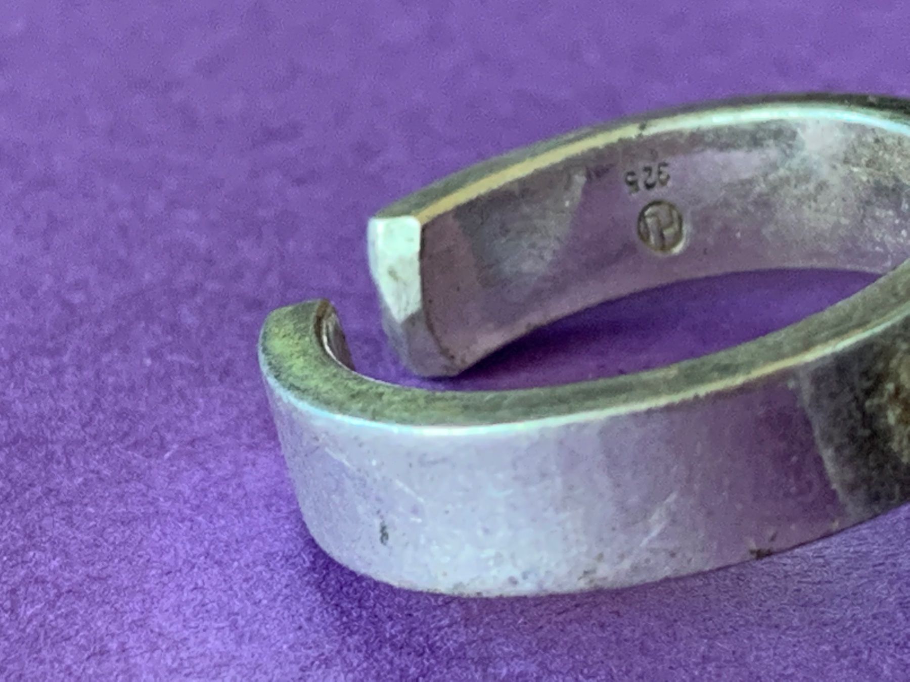 Ringe: Silberring Emailliert (52) – Gebraucht aus Dittingen von Bellevista 3